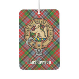 Clan MacPherson Crest over Tartan luchtverfrisser