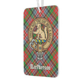 Clan MacPherson Crest over Tartan luchtverfrisser (Links)
