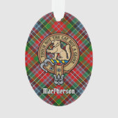 Clan MacPherson Crest over Tartan Ornament (voorkant)