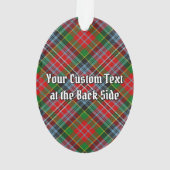 Clan MacPherson Crest over Tartan Ornament (achterkant)