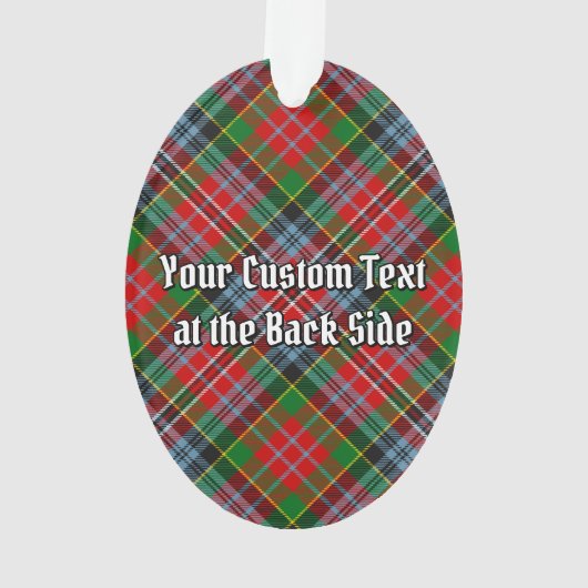 Clan MacPherson Crest over Tartan Ornament (achterkant)
