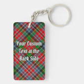 Clan MacPherson Crest over Tartan Sleutelhanger (achterkant)