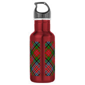 Clan MacPherson Crest over tartan Waterfles (Achterkant)