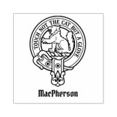 Clan MacPherson Crest Rubber Stamp Rubberstempel (Afrduk)