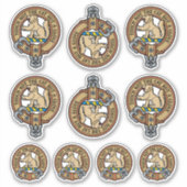 Clan MacPherson Crest Sticker Set (Voorkant)