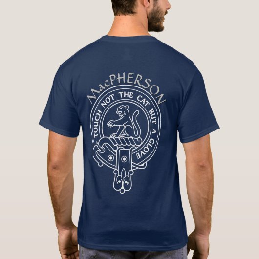 Clan MacPherson Crest T-Shirt (Achterkant)