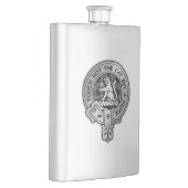 Clan MacPherson Crest & Tartan Flacon (Rechts)