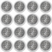 Clan MacPherson Crest & Tartan Knot Sticker (Voorkant)