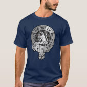 Clan MacPherson Crest & Tartan T-shirt (Voorkant)
