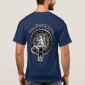Clan MacPherson Crest & Tartan T-Shirt (Achterkant)