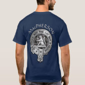 Clan MacPherson Crest & Tartan T-shirt (Achterkant)