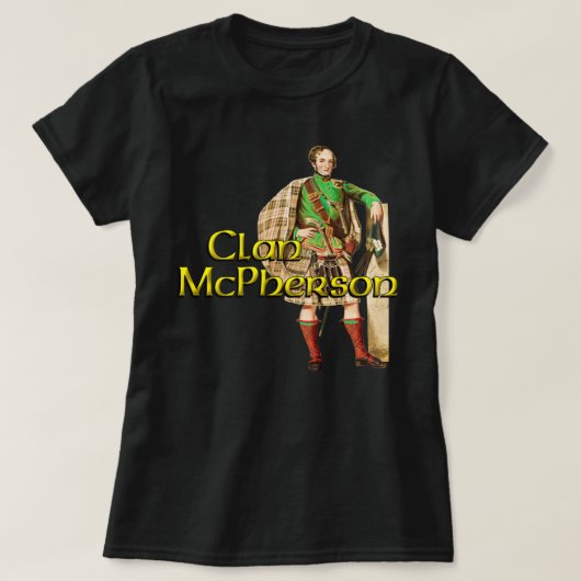 Clan MacPherson Highland Games 2 T-shirt (Design voorkant)