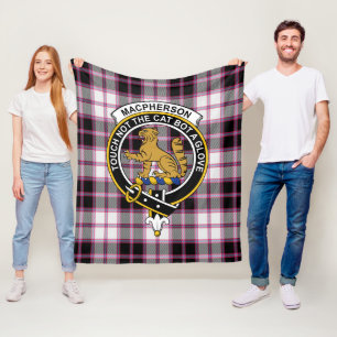 Clan MacPherson Hunting Modern Tartan Pset Fleece Deken