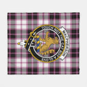 Clan MacPherson Hunting Modern Tartan Pset Fleece Deken (Voorkant (Horizontaal))