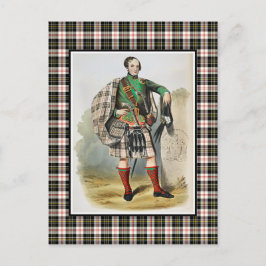 Clan MacPherson  Illustratie Tartan Lijst Briefkaart