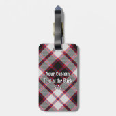 Clan MacPherson Jacht Tartan Bagagelabel (Achterkant verticaal)