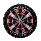 Clan MacPherson Jacht Tartan Dart Board Dartbord (Voorkant)