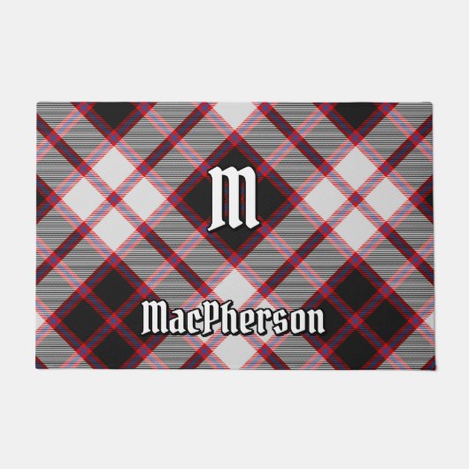 Clan MacPherson Jacht Tartan Deurmat (Voorkant)