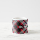 Clan MacPherson Jacht Tartan Espresso Cup Kop (Voorkant)