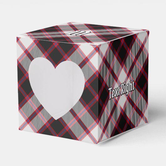 Clan MacPherson Jacht Tartan Favor Box Bedankdoosjes (Voorkant Zijde)
