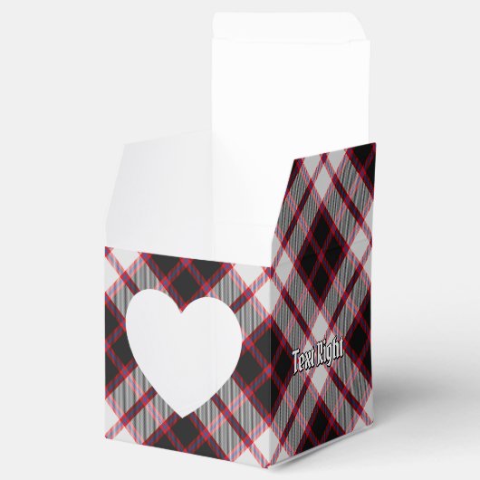 Clan MacPherson Jacht Tartan Favor Box Bedankdoosjes (Geopend)