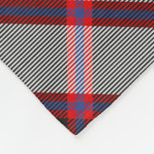 Clan MacPherson Jacht Tartan Fleece Deken (Hoek)