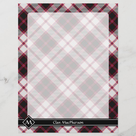 Clan MacPherson Jacht Tartan Flyer (Voorkant)