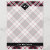 Clan MacPherson Jacht Tartan Flyer (Achterkant)