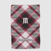 Clan MacPherson Jacht Tartan Golf Handdoek (Voorkant)