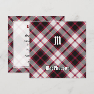 Clan MacPherson Jacht Tartan Kaart