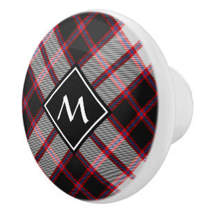 Clan MacPherson Jacht Tartan Keramische knop