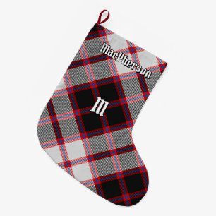 Clan MacPherson Jacht Tartan Kerstkous Grote Kerstsok