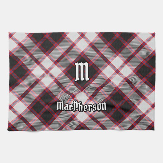 Clan MacPherson Jacht Tartan Keukenhanddoek (Horizontaal)