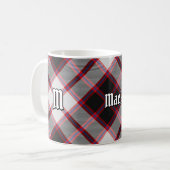 Clan MacPherson Jacht Tartan Koffie Mok (Voorkant links)