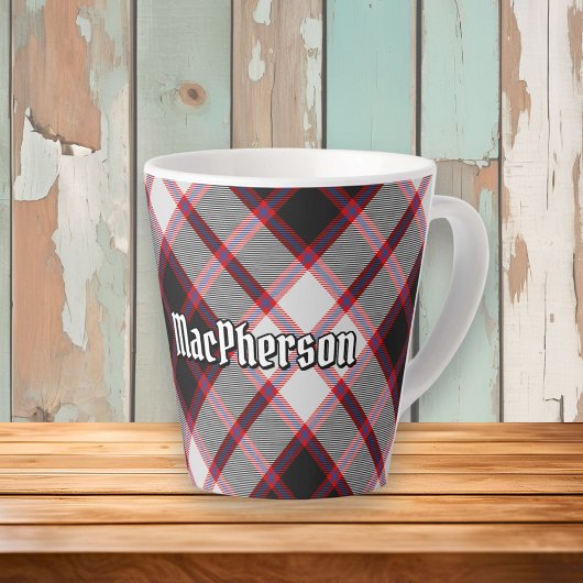 Clan MacPherson Jacht Tartan Latte Mok