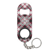 Clan MacPherson Jacht Tartan Mini Flessenopener (Achterkant)