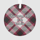 Clan MacPherson Jacht Tartan Ornament (achterkant)