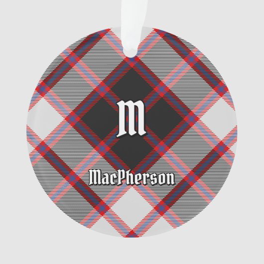 Clan MacPherson Jacht Tartan Ornament (voorkant)