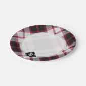 Clan MacPherson Jacht Tartan Papier Borden Papieren Bordje (Gekanteld)