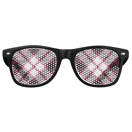 Clan MacPherson Jacht Tartan Retro Zonnebril (Voorkant)