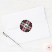 Clan MacPherson Jacht Tartan Ronde Sticker (Envelop)
