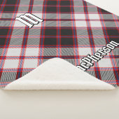 Clan MacPherson Jacht Tartan Sherpa Blanket Deken (3/4)