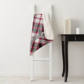 Clan MacPherson Jacht Tartan Sherpa Blanket Deken (In situ)