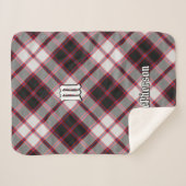 Clan MacPherson Jacht Tartan Sherpa Blanket Sherpa Deken (Voorkant (horizontaal))