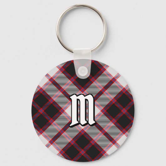 Clan MacPherson Jacht Tartan Sleutelhanger (Voorkant)