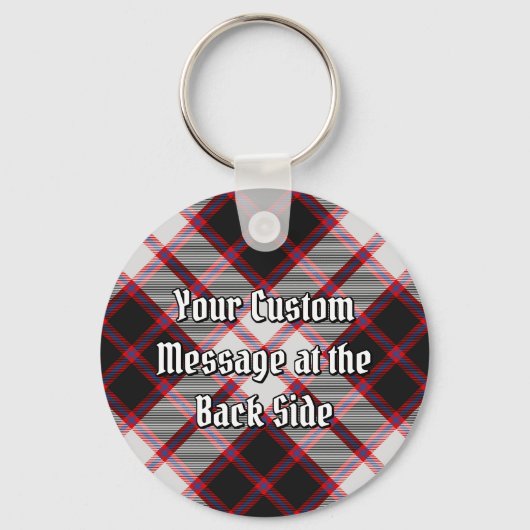 Clan MacPherson Jacht Tartan Sleutelhanger (Achterkant)