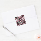 Clan MacPherson Jacht Tartan Square Sticker (Envelop)