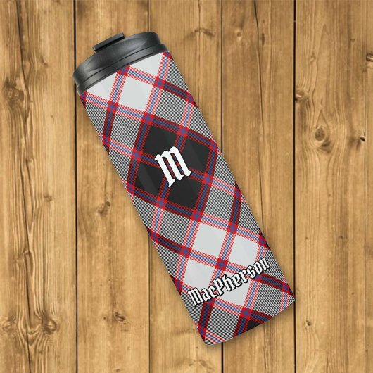 Clan MacPherson Jacht Tartan Thermische Tumbler Thermosbeker