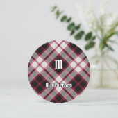 Clan MacPherson Jacht Tartan Uitnodiging (Staand voorkant)