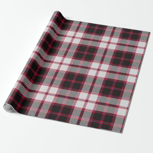 Clan MacPherson Jacht Tartan Wrapping Papier (Uitgerold)
